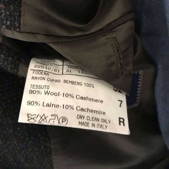 Canali men’s wool sports jacket, 52R - Picture 8 of 12